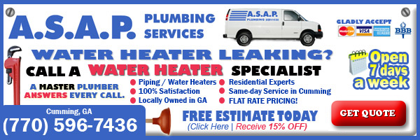 ASAP Plumbing - Serving Cumming GA