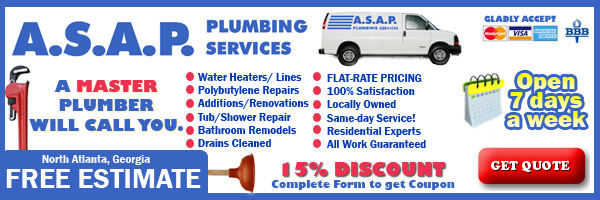 SAVE 15% - Mention ALISTPLUMBERS.COM