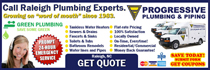 RALEIGH |  FREE PLUMBER QUOTE